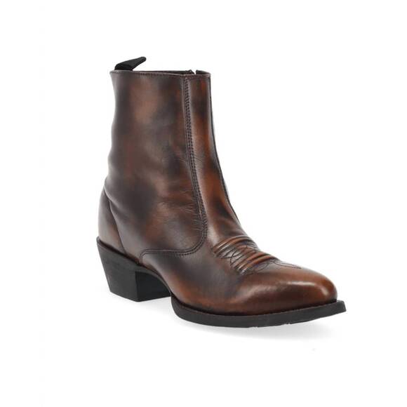 NEW LAREDO men's fletcher trucker 7 zippered boot with cowboy heel in antique t